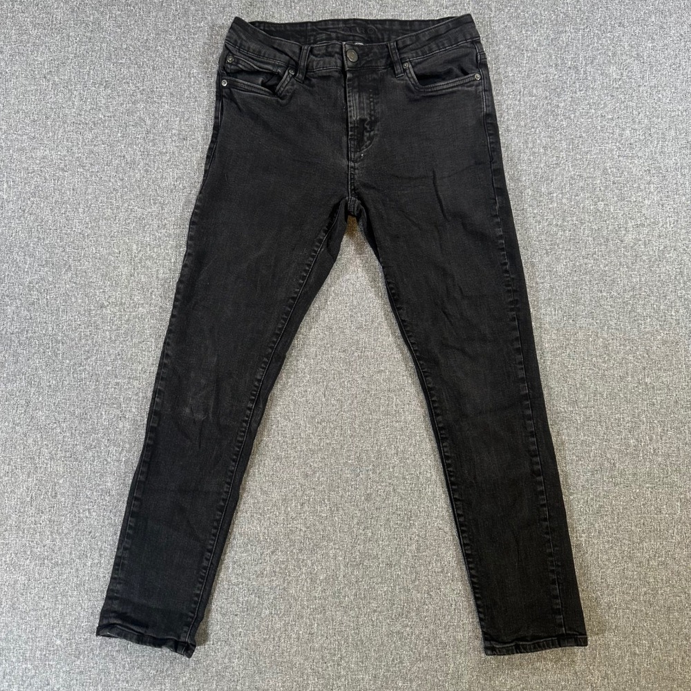 Aeropostale Jeans Mens 30/30 Skinny Black Faded Stretch Denim Pants